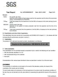 Fire-certification-report