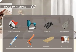 WPC Wall Panel install tools