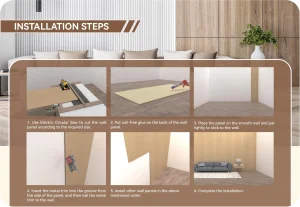 WPC Wall Panel install steps